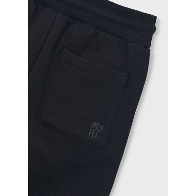 Calça felpa básica punhos