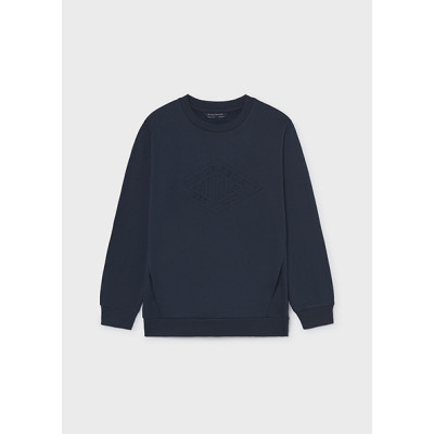 Sweat embossed s/carapuço