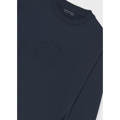Sweat embossed s/carapuço