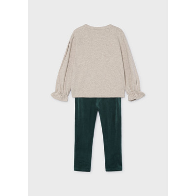 Conj. leggings laços