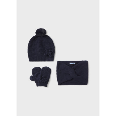 Conj. gorro cuequita tricô
