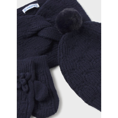 Conj. gorro cuequita tricô