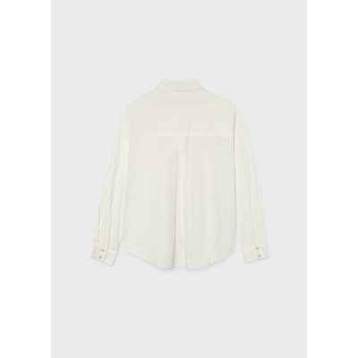 Blusa popeline gravata