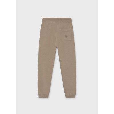 Calça felpa básica punhos