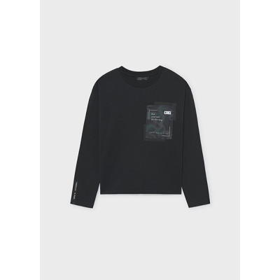 Camiseta m/comp. bolso