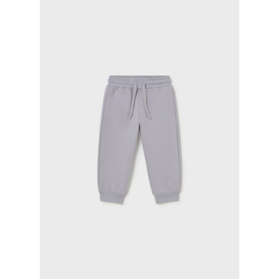 Calça felpa básica punhos