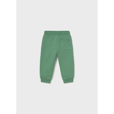 Calça felpa básica punhos