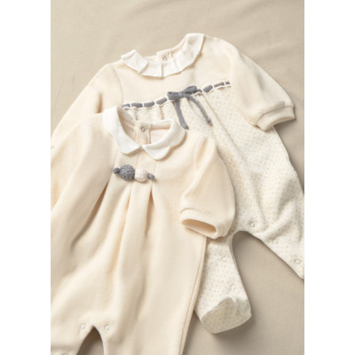 Conj Babygrow c/ gola redonda