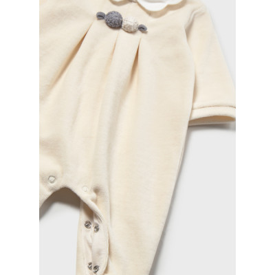 Conj Babygrow c/ gola redonda