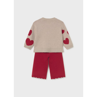Conj. calça tricô