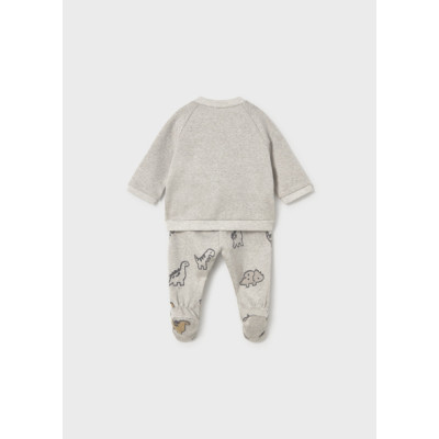 Conj. sweat/calça c/pés