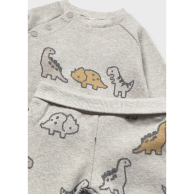 Conj. sweat/calça c/pés