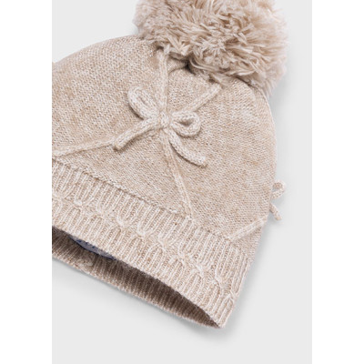 Conj. gorro cachecol laços