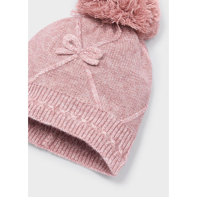 Conj. gorro cachecol laços